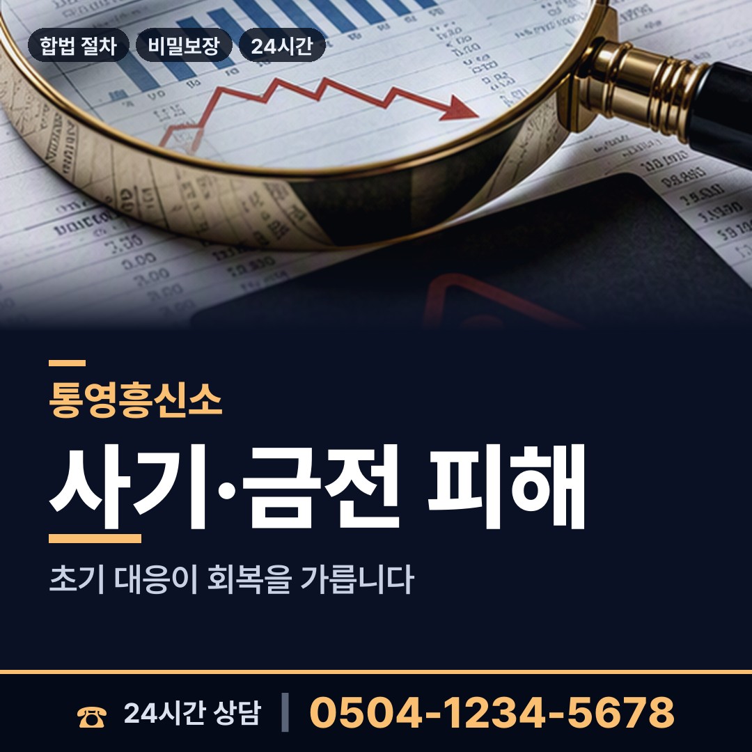 통영 도천동 탐정사무소 상담 안내